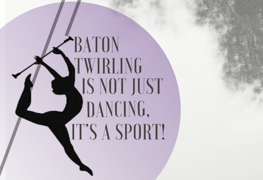baton twirling quote: baton twirling is not just dancing its a sport #batontwirling #twirl #justagirlwhotwirls